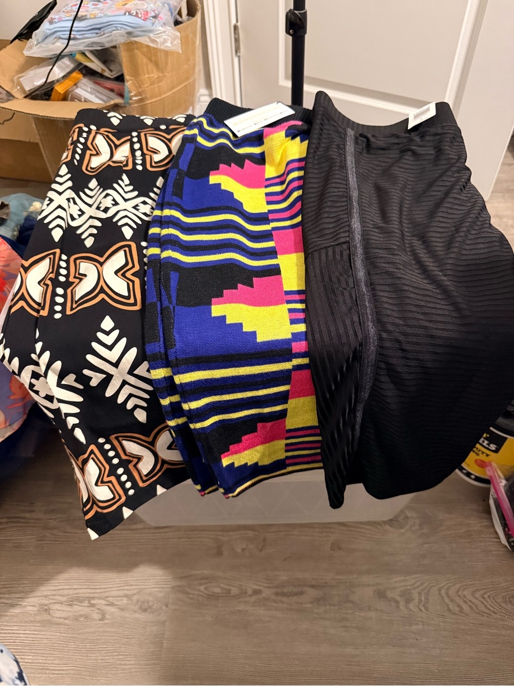 Skirt Trio - Black, Multi & Patterned